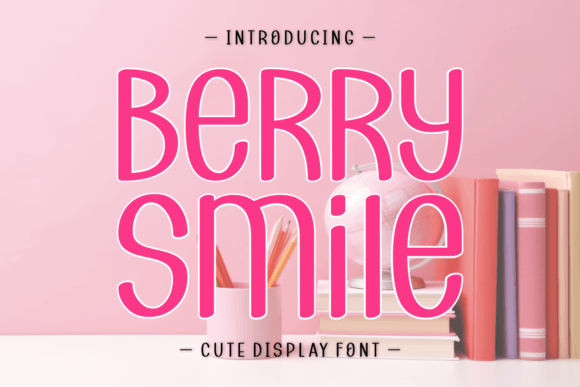 Berry Smile: A Friendly Handwritten Display Font for Digital Brands