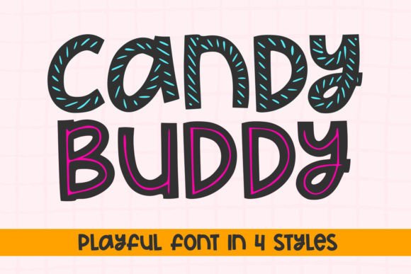 Candy Buddy: A Playful Display Font for Digital Branding