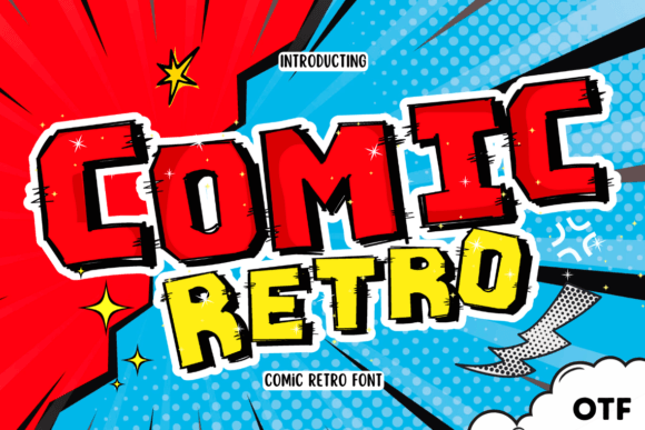 Comic Retro: A Playful Display Font for Editorial Charm
