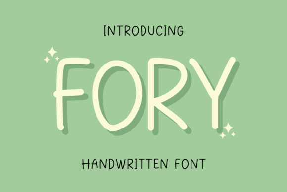 Fory: A Handwritten Display Font That Makes Your Brand Feel Human