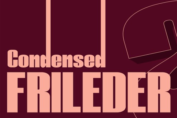 Frileder: A Display Font That Commands Attention