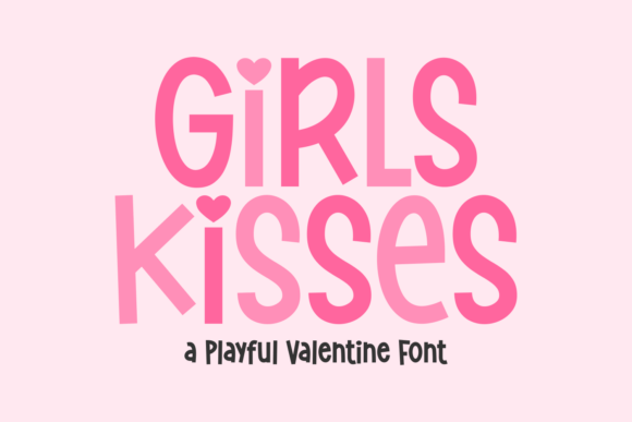Girls Kisses: A Playful Handwritten Font for Scroll-Stopping Marketing