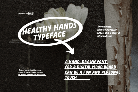 Healthy Hands: A Hand-Drawn Font That Feels Human