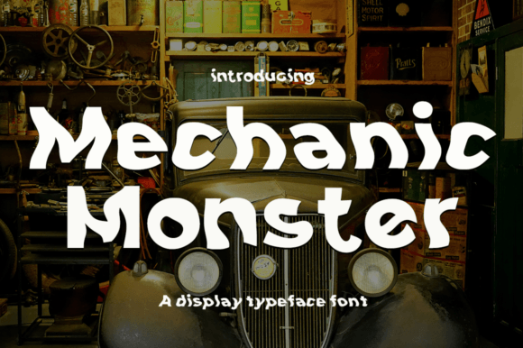 Mechanic Monster: A Display Font That Builds Brand Trust