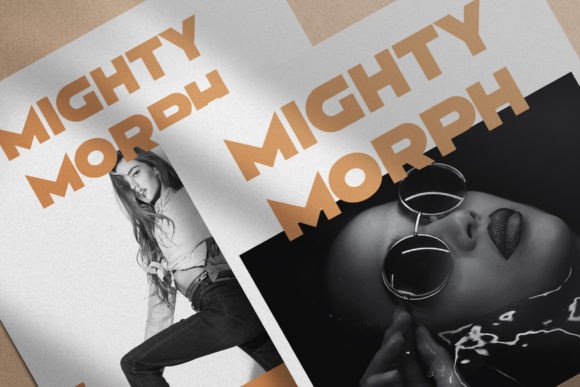 Mighty Morph: A Display Typeface That Anchors Editorial Mood