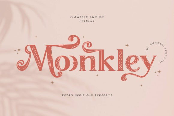Moonkley: A Retro Serif Display Font That Feels Like Home
