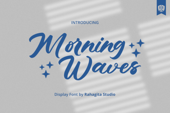 Morning Waves Font: A Refreshing Display Typeface for Digital Brands