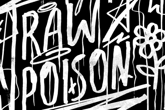 Raw Poison: A Bold Display Font That Demands Attention