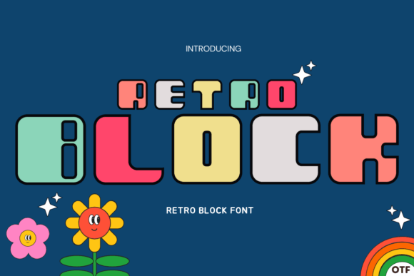 Retro Block Font: A Display Typeface That Cuts Through the Feed