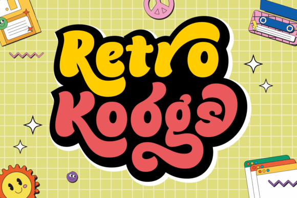 Retro Koogs: A Bold, Polished Display Font for Small Business Brands