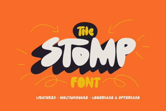 Stomp: A Playful Display Font That Brings Energy to Branding