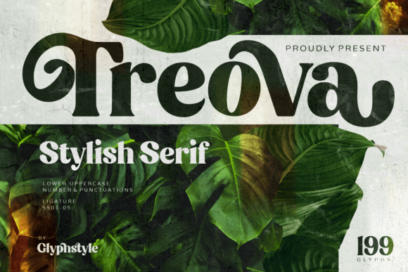 Treova: A Stylish Display Serif for Bold Brand Moments