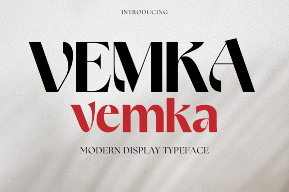 Vemka: A Modern Display Font with Quiet Confidence